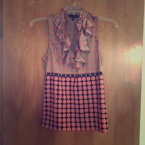 The Limited Ruffle Tank Blouse